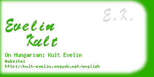 evelin kult business card